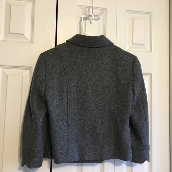 ☘️Seven7 Gray Cropped Double Breasted Wool Coat☘️ - Picture 2 of 5